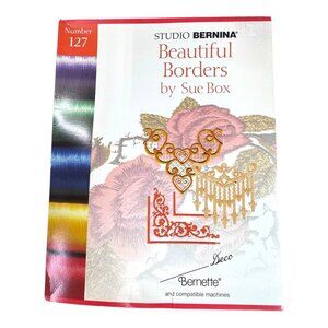 Studio Bernina Beautiful Borders Sue Box Embroidery Design Collection Number 127